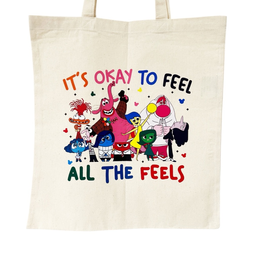 “It’s Okay to Feel” Emotional Support Tote Bag